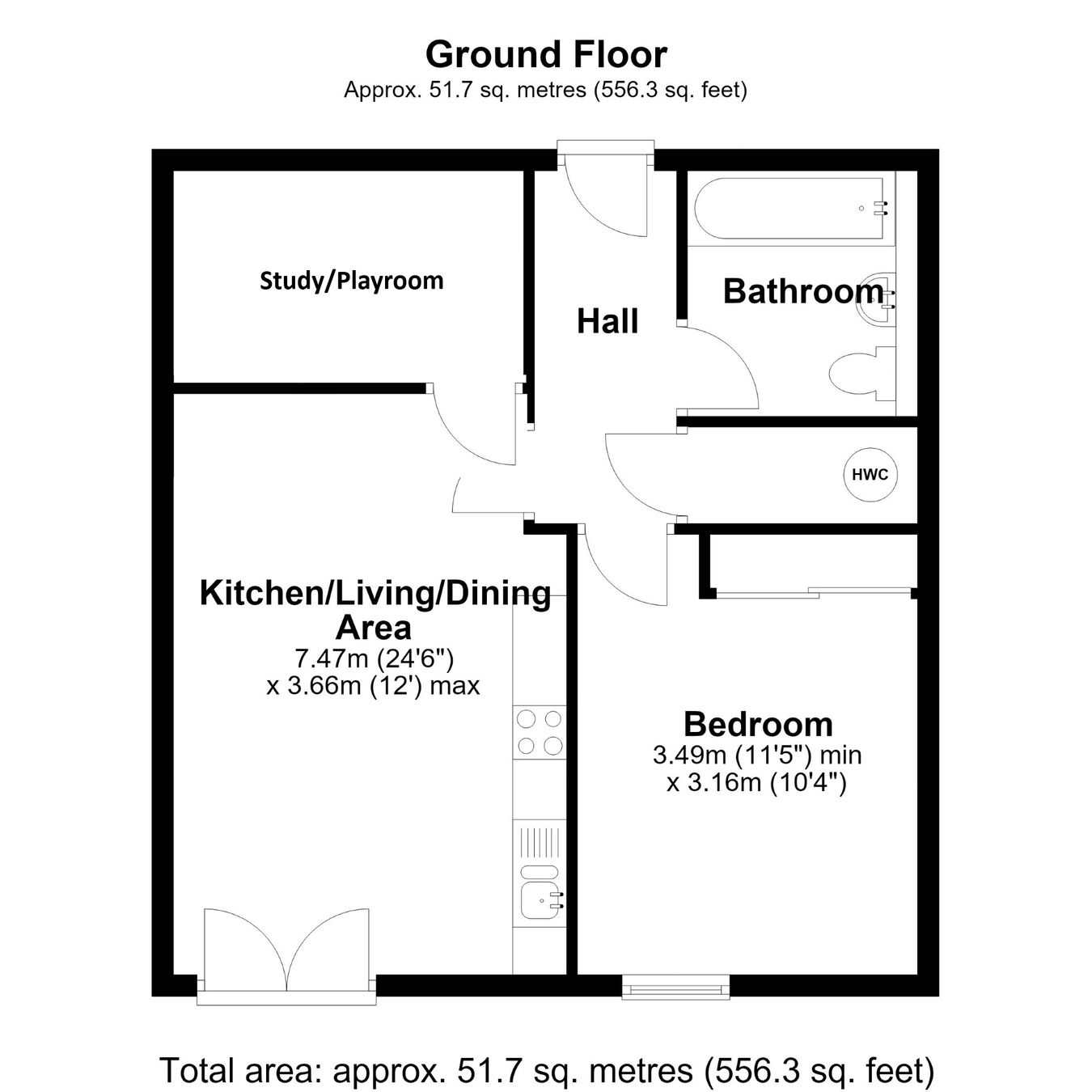 2, Teeling Court, Letchworth Garden City floorplan