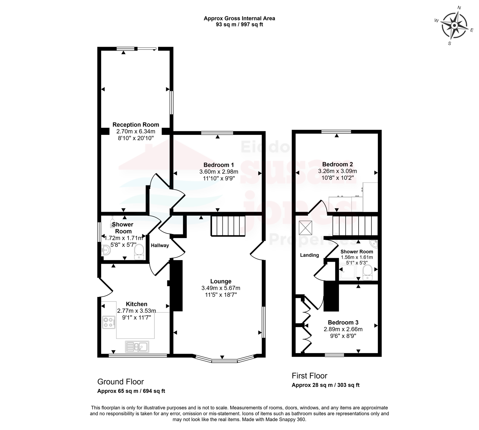 23 Bro Gwylwyr, Pwllheli floorplan