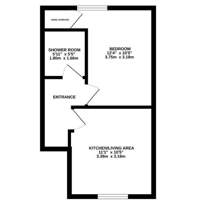 Flat 3, 117 Tavistock Street, Bedford floorplan