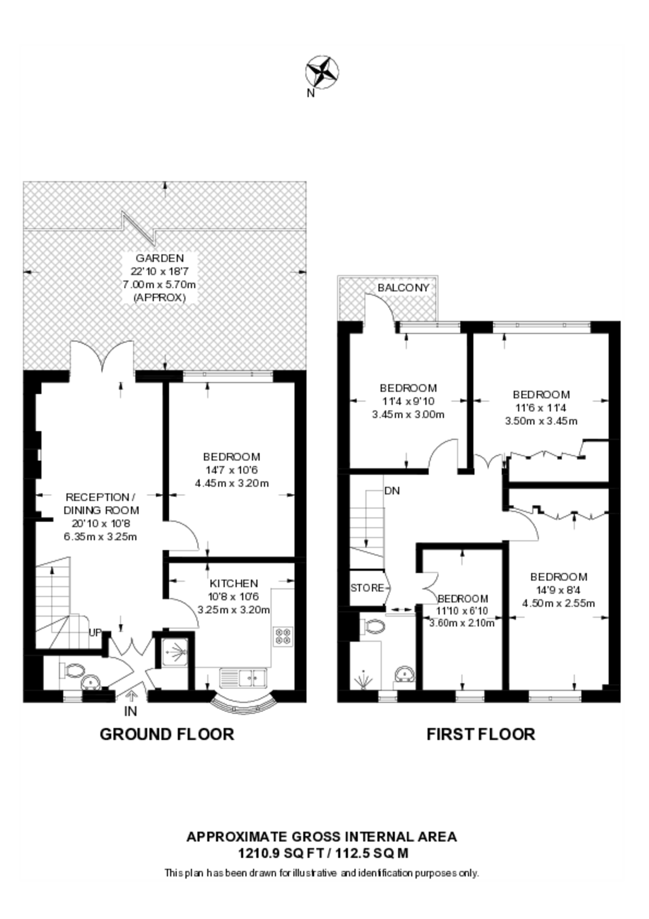 Malmesbury Road, Bow floorplan