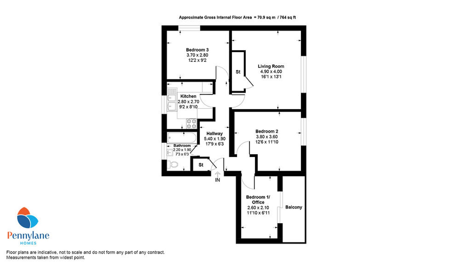 2/1, Johnstone floorplan