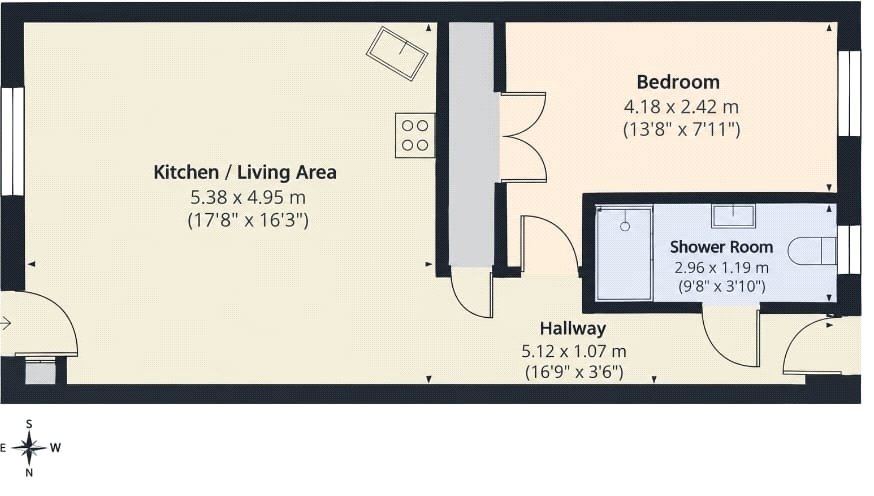 46, Square Street, Bury floorplan