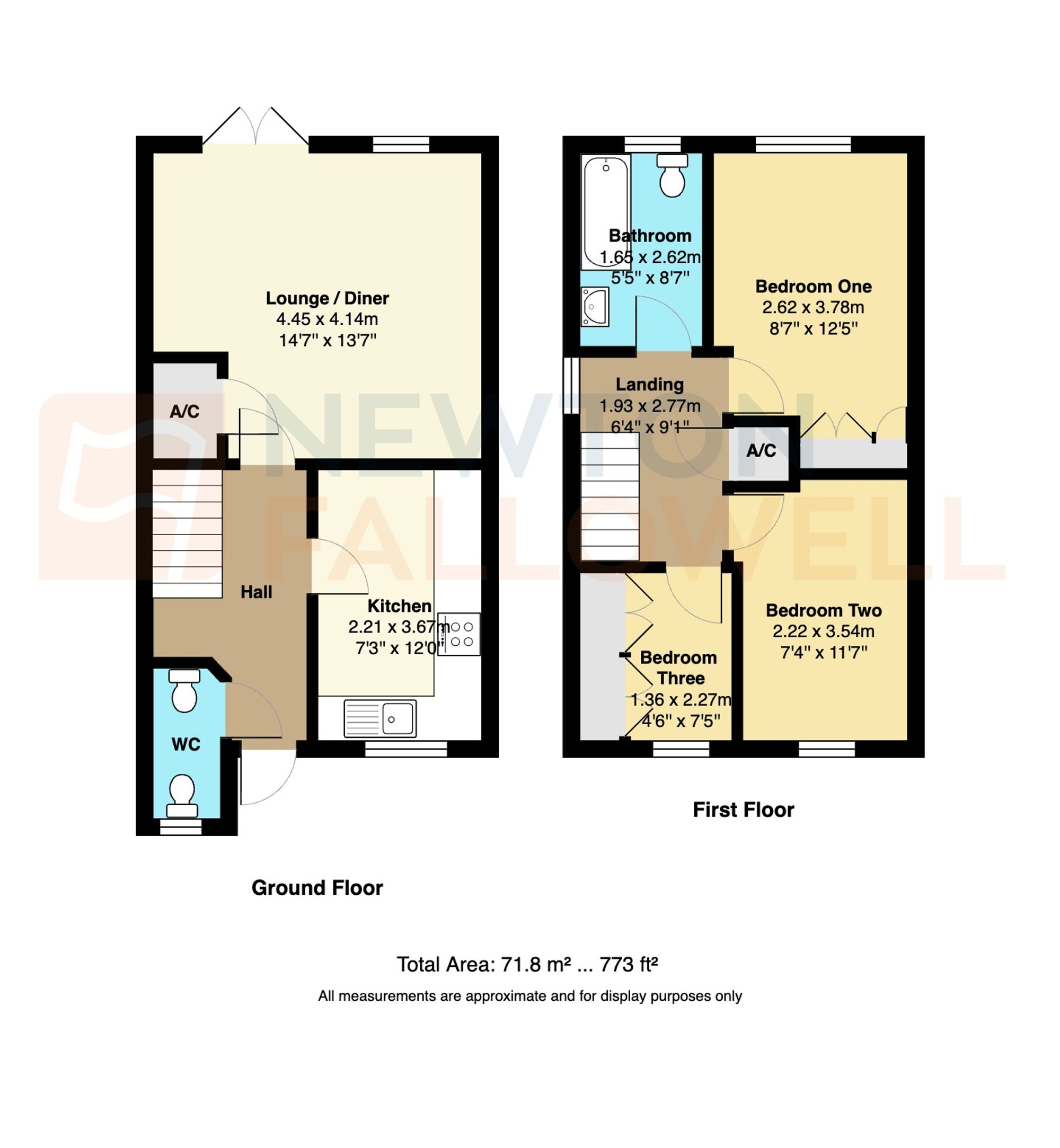 12 Oakham Drive, Worksop floorplan