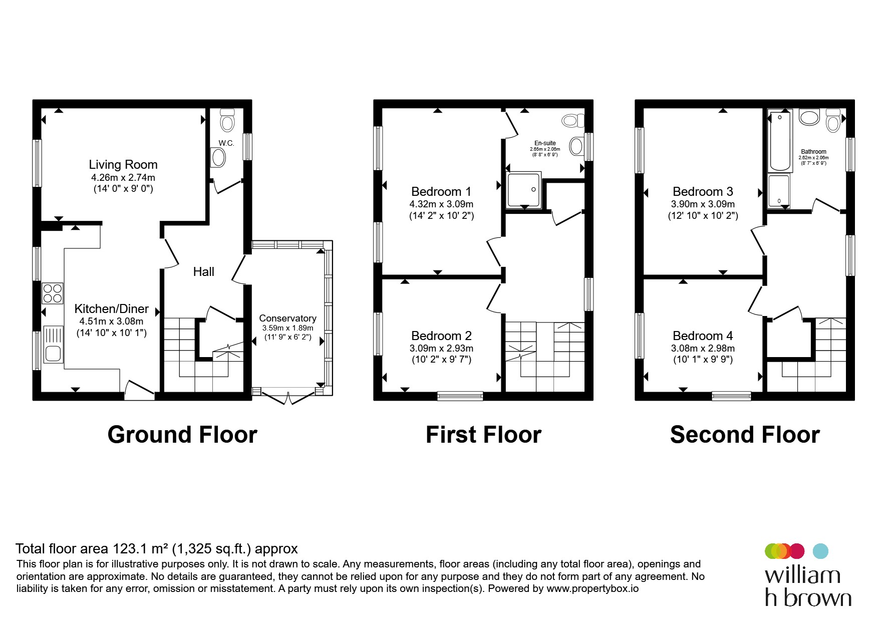 4, Shakespeare Way, Spalding floorplan