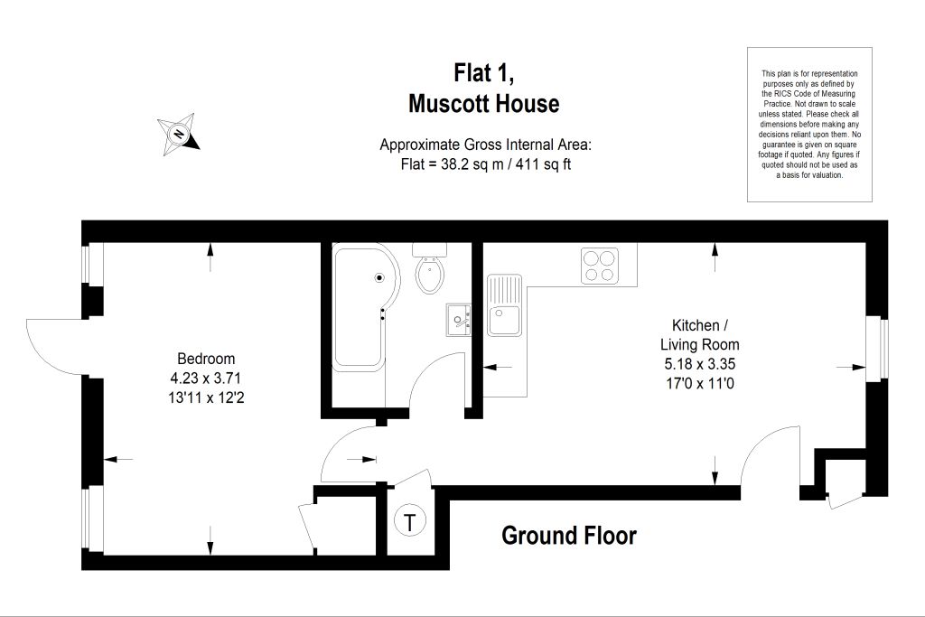 1 Bedrooms Flat for sale in Meadrow, Godalming GU7