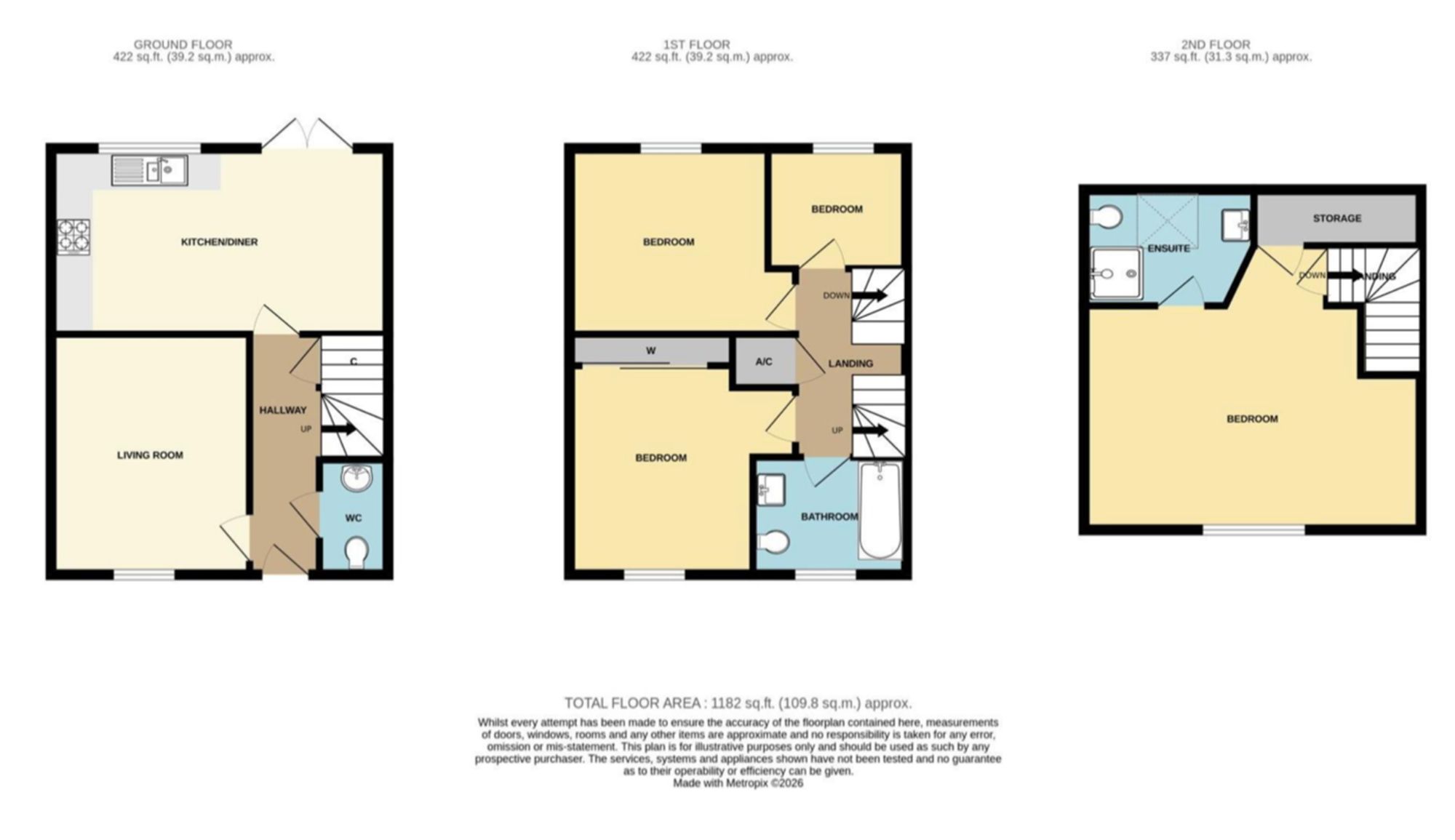 2 Stret Constantine, Newquay floorplan