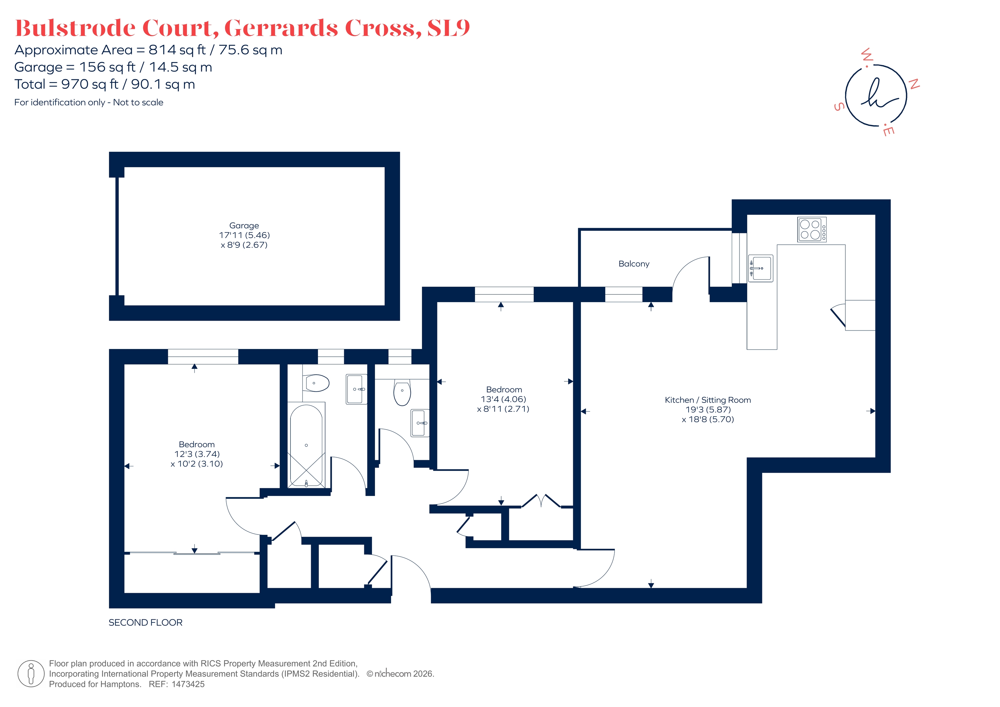 62, Bulstrode Court, Gerrards Cross floorplan
