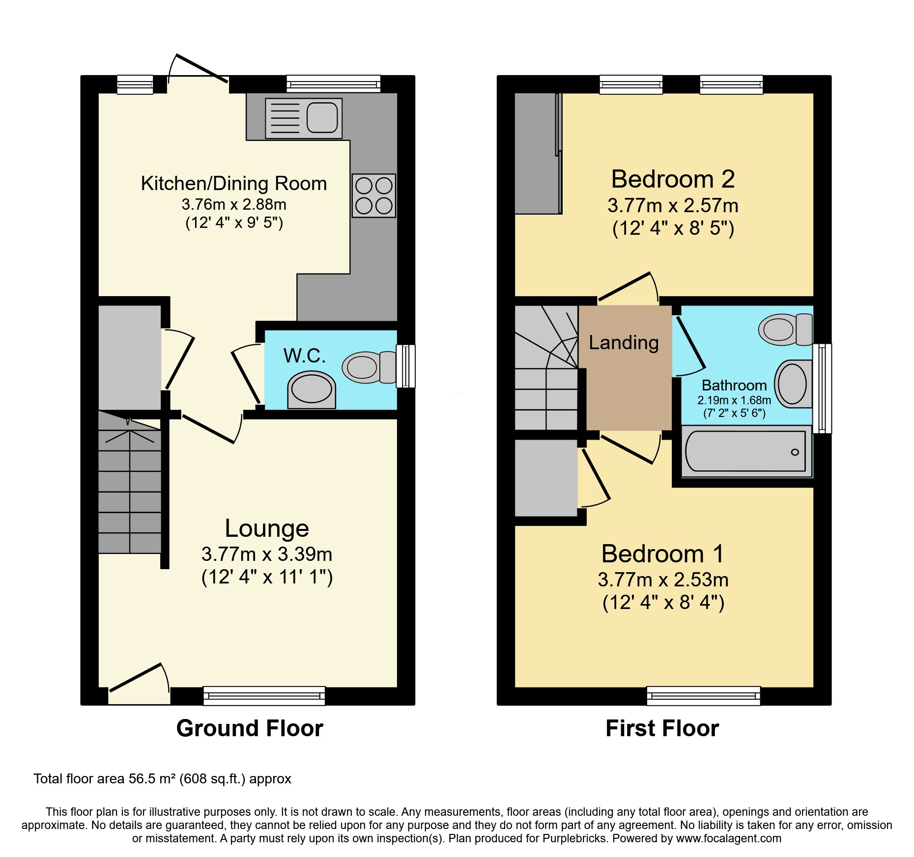 16, Windsor Place, Church Stretton floorplan