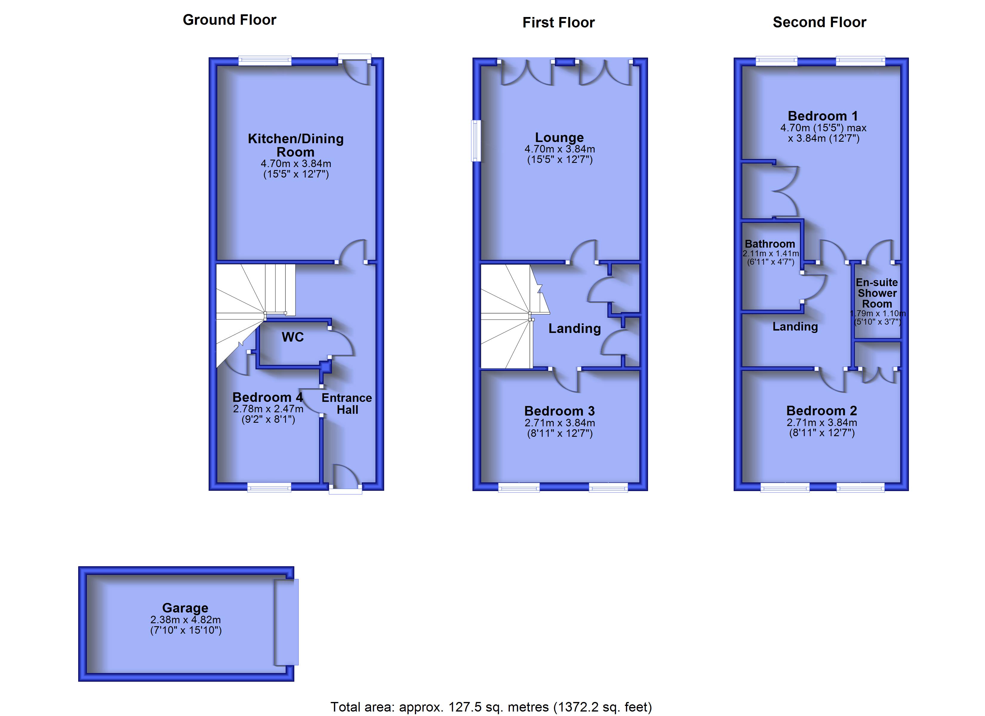 1, Birchwood Close, Huddersfield floorplan