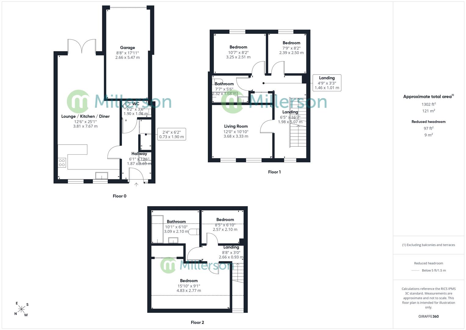 11, Penmare Court, Hayle floorplan