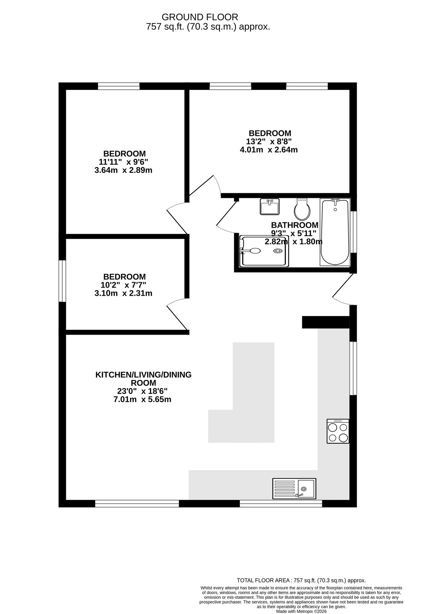 48, Parc Pendre, Brecon floorplan
