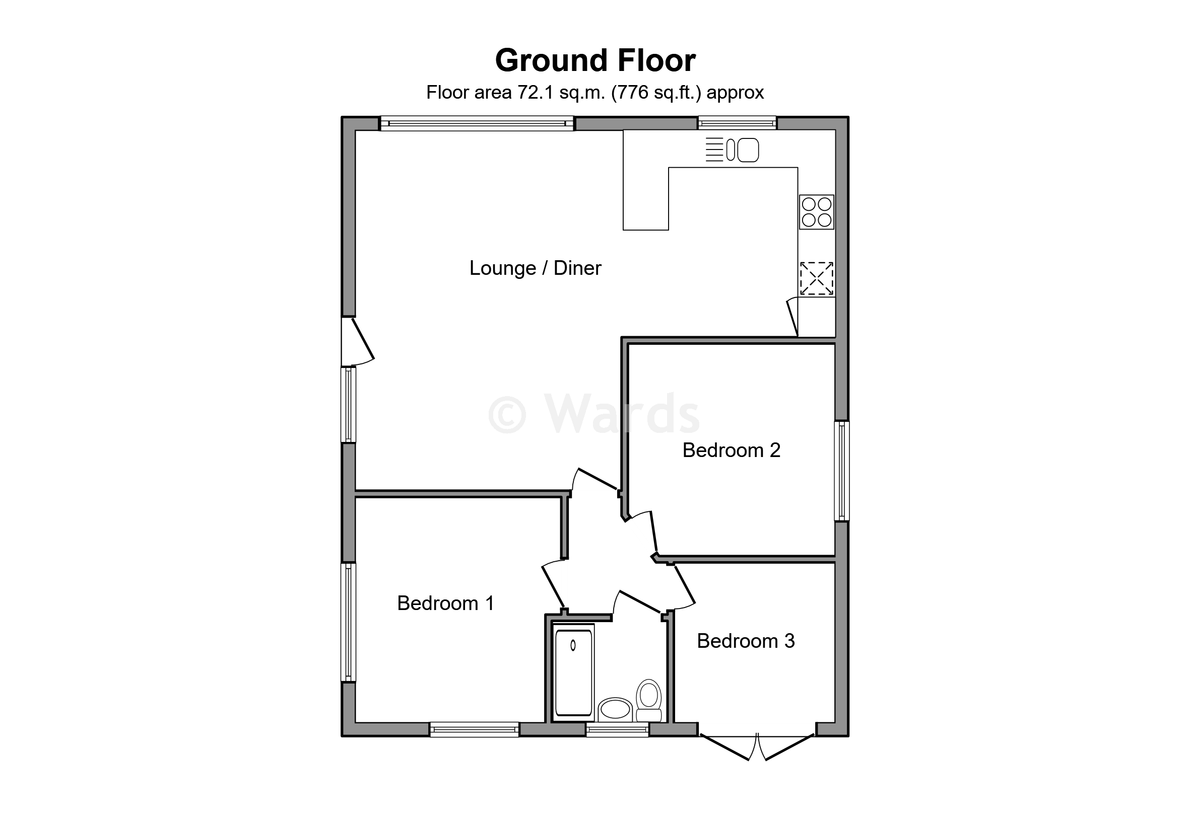 56, Dunes Road, Greatstone floorplan