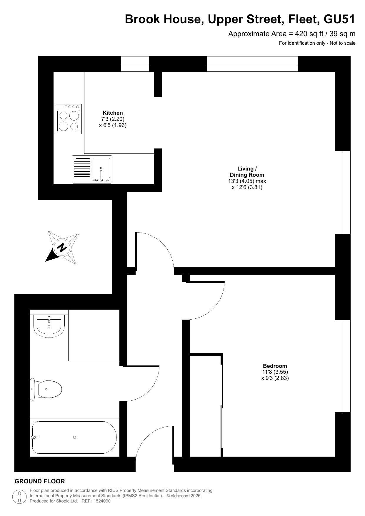 Upper Street, Fleet floorplan