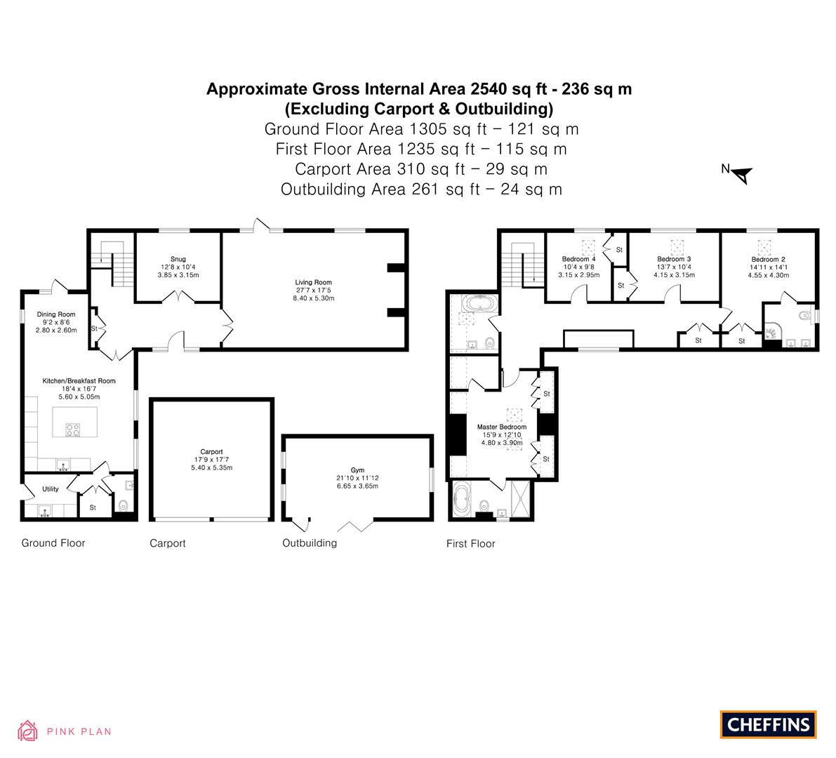 Orchard Barn, Long Lane, Fowlmere floorplan