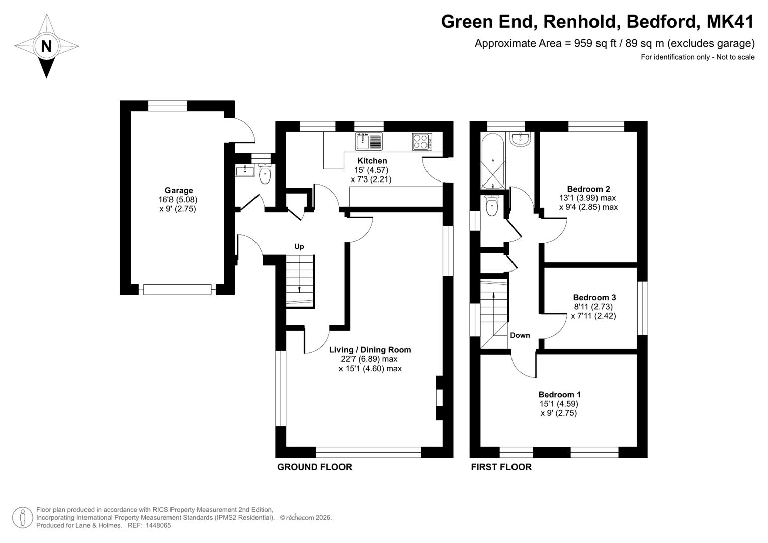 33, Green End, Bedford floorplan