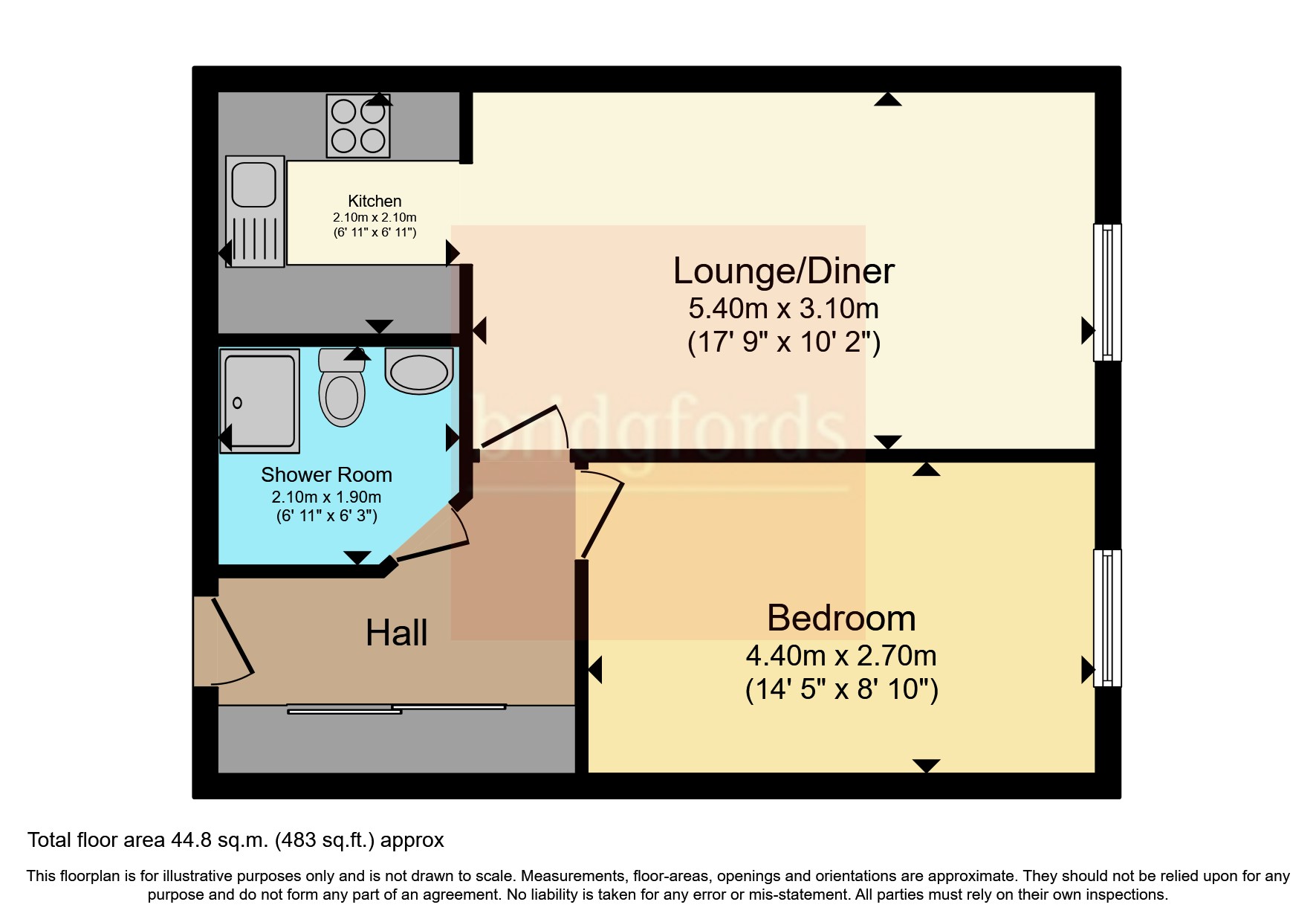 Edge Lane, Stretford, Manchester, Greater Manchester M32, 1 bedroom