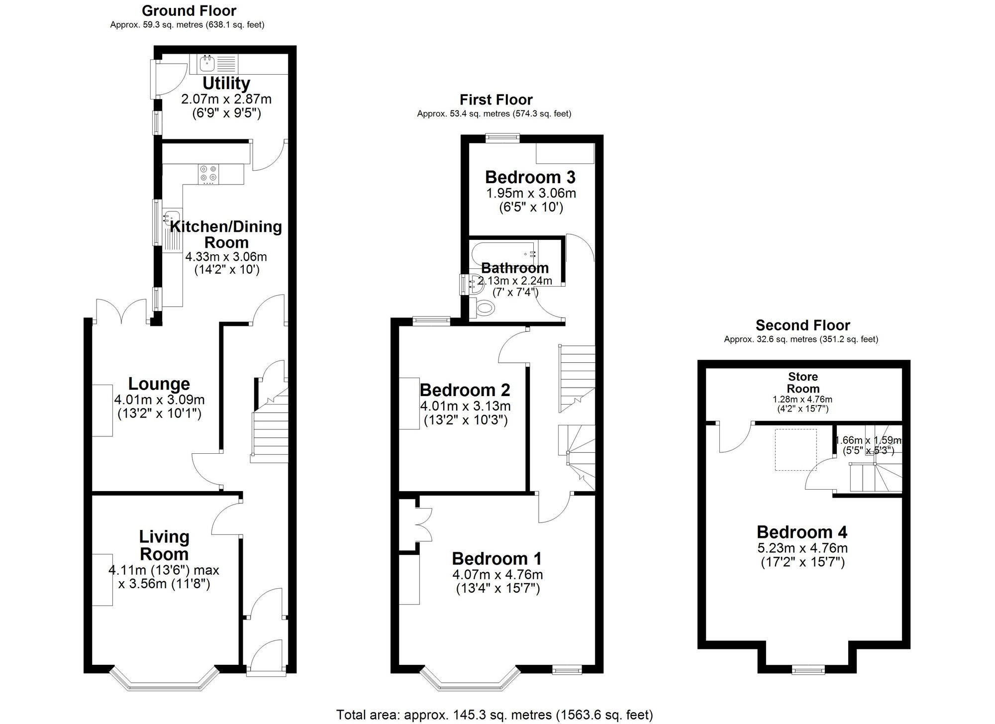 89 St. Marys Street, Warrington floorplan