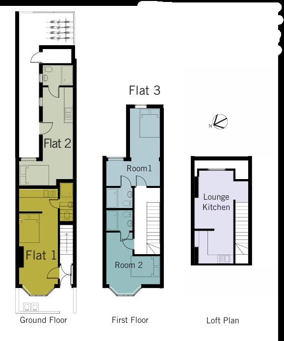 44, Wilberforce Road, Leicester floorplan