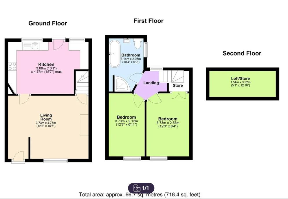 19, Lakeside Cottages, Wigan floorplan