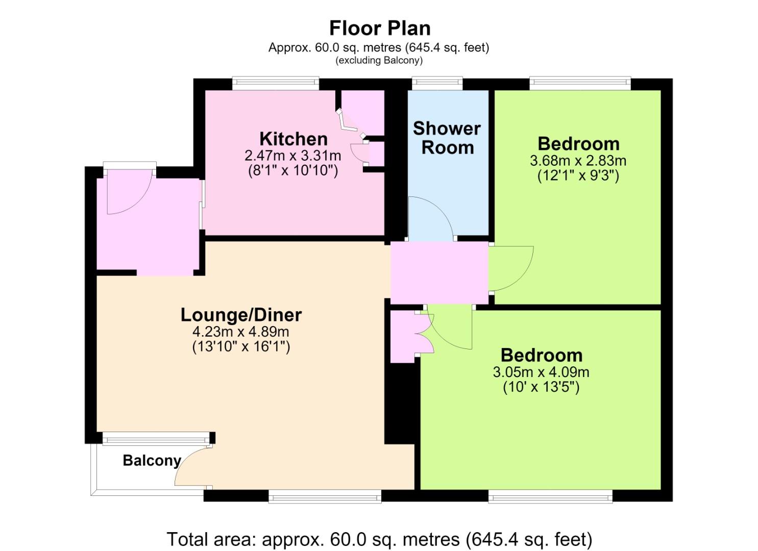 95, Holmbush Way, Brighton floorplan