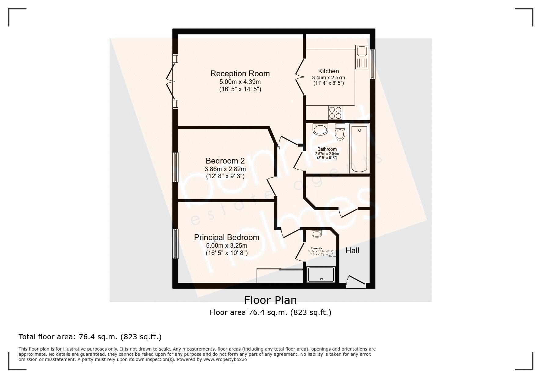 1, Hanover Court, 432 Uxbridge Rd, Hatch End floorplan