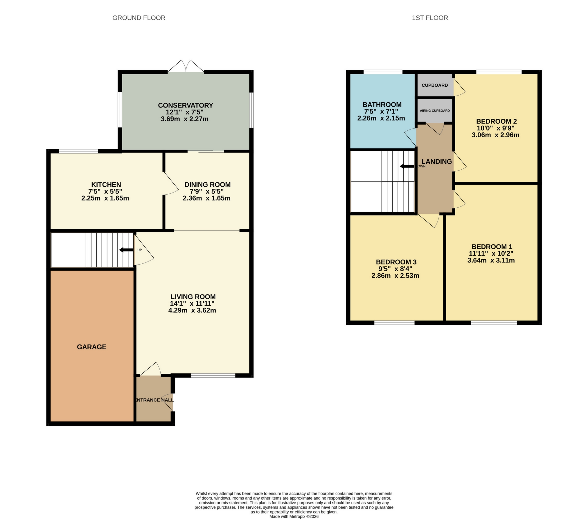 6, Laburnum Way, Somerset floorplan
