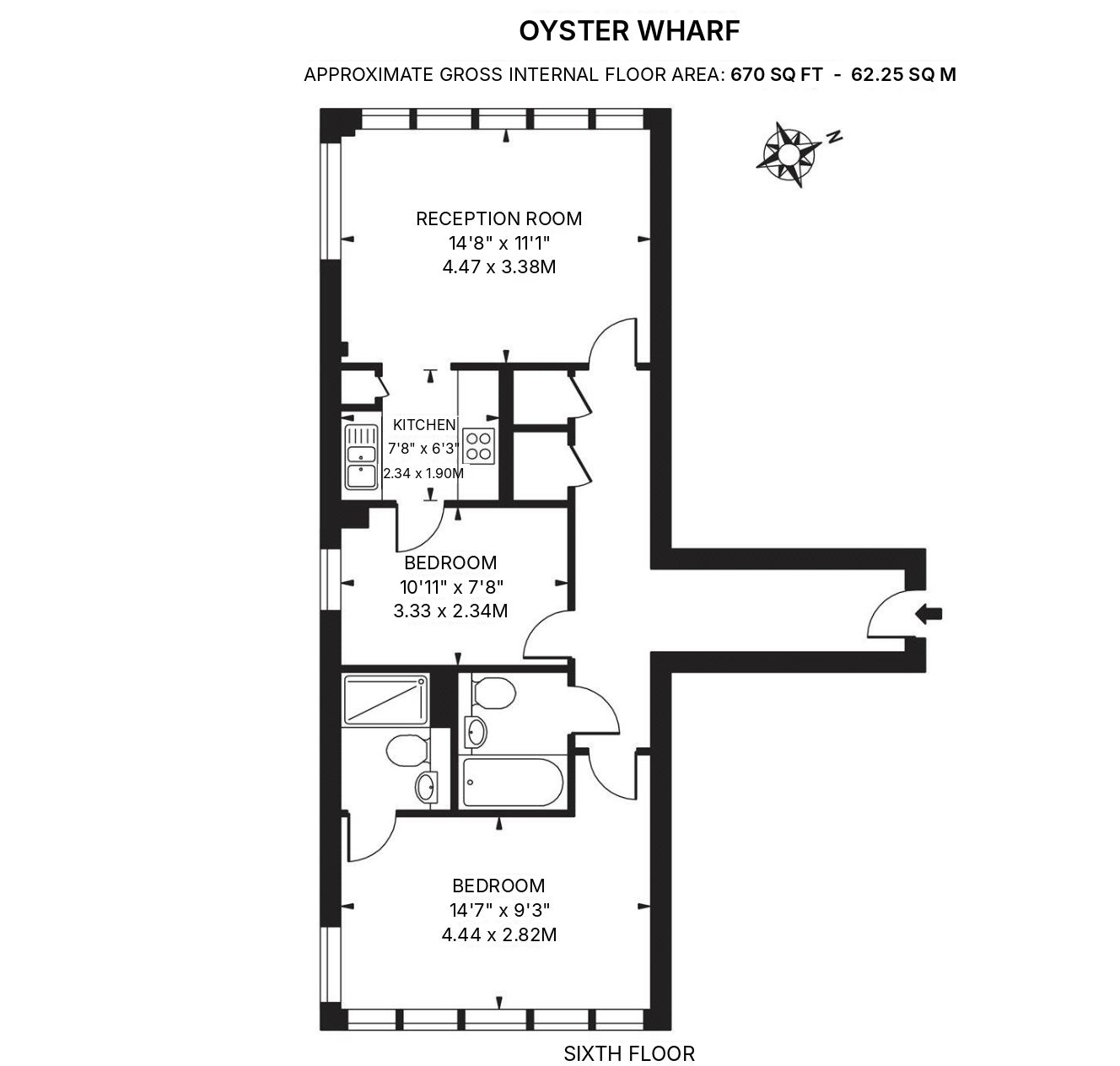 Lombard Road, London floorplan