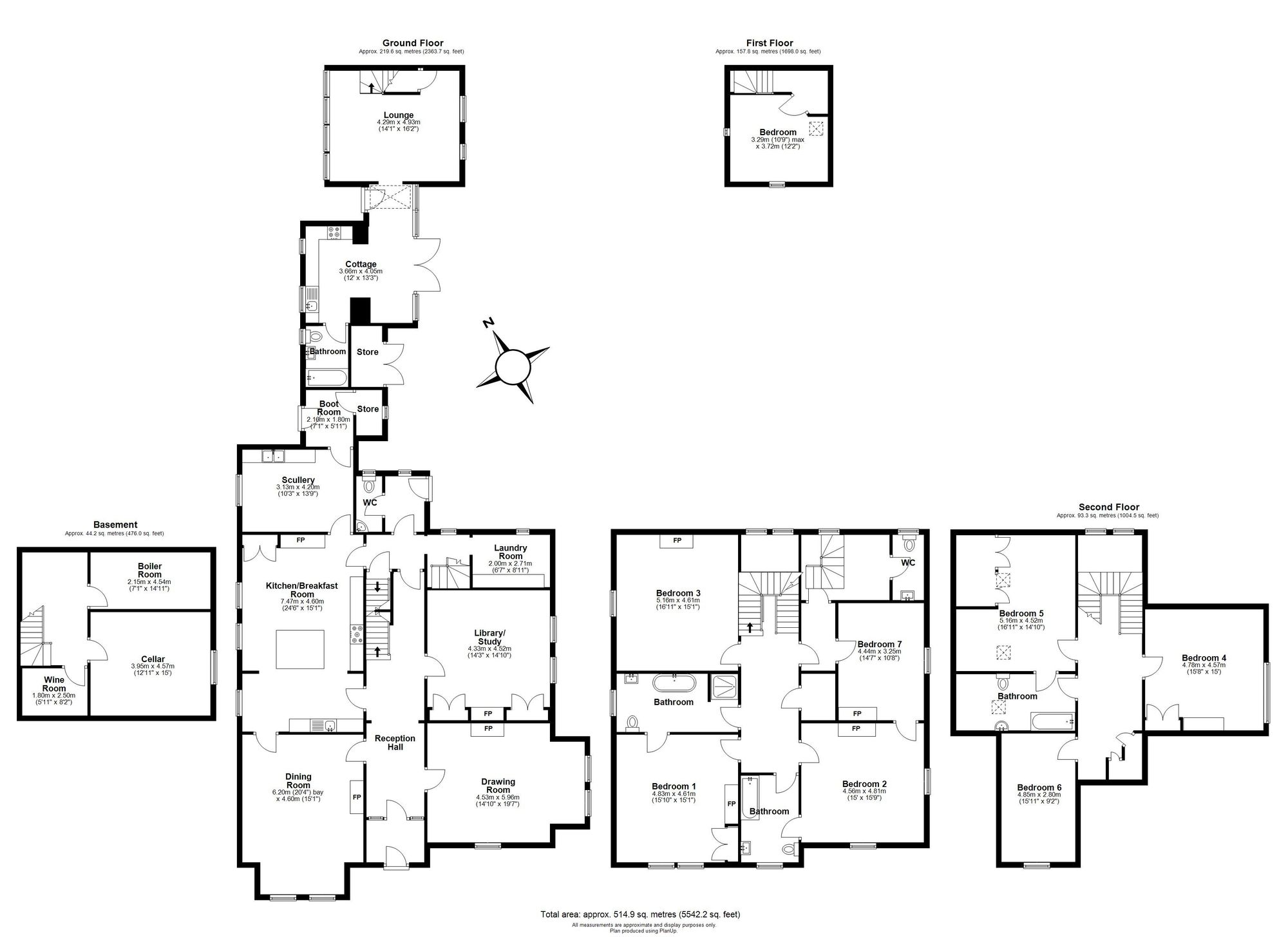Stonebeck House, Harrogate floorplan