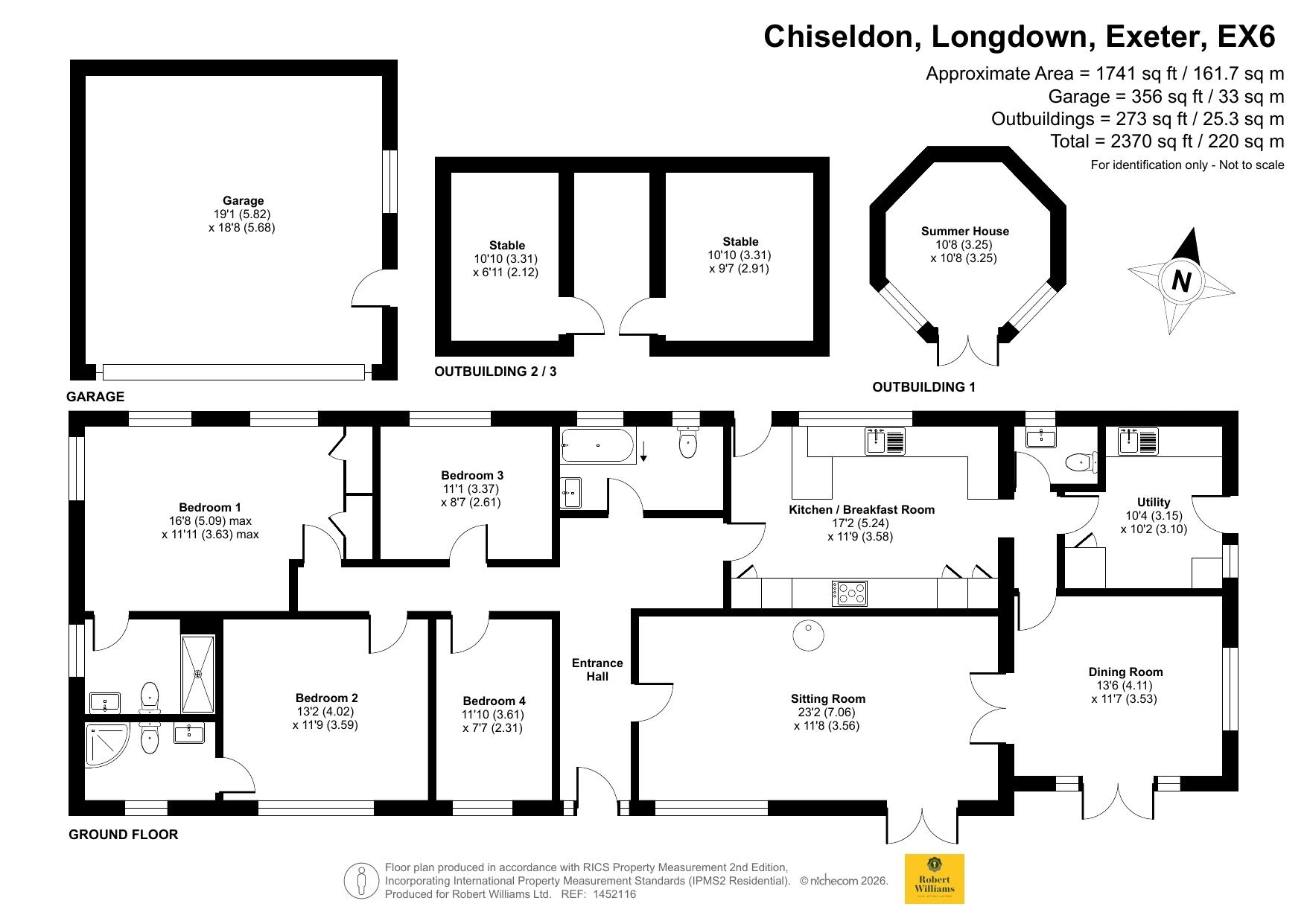 Chiseldon, Exeter floorplan