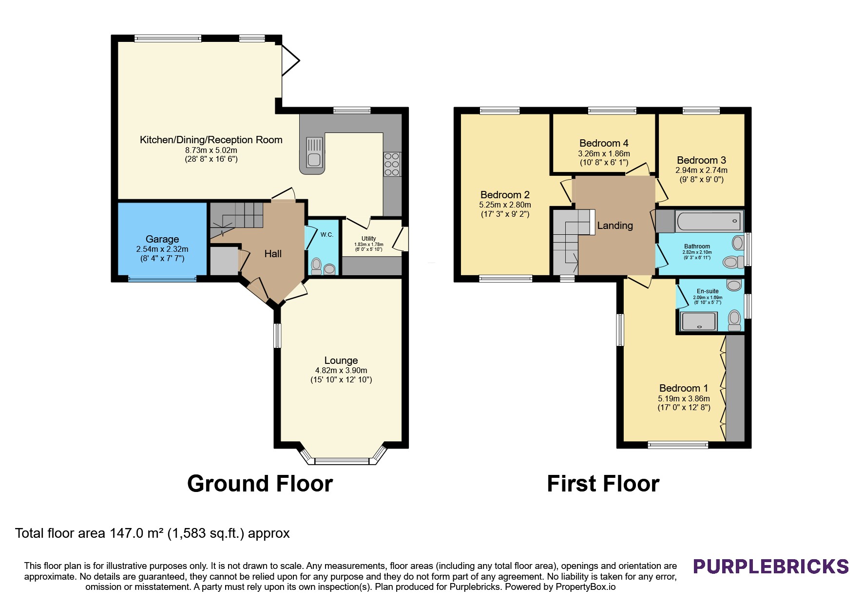 7, Hedingham Close, Liverpool floorplan