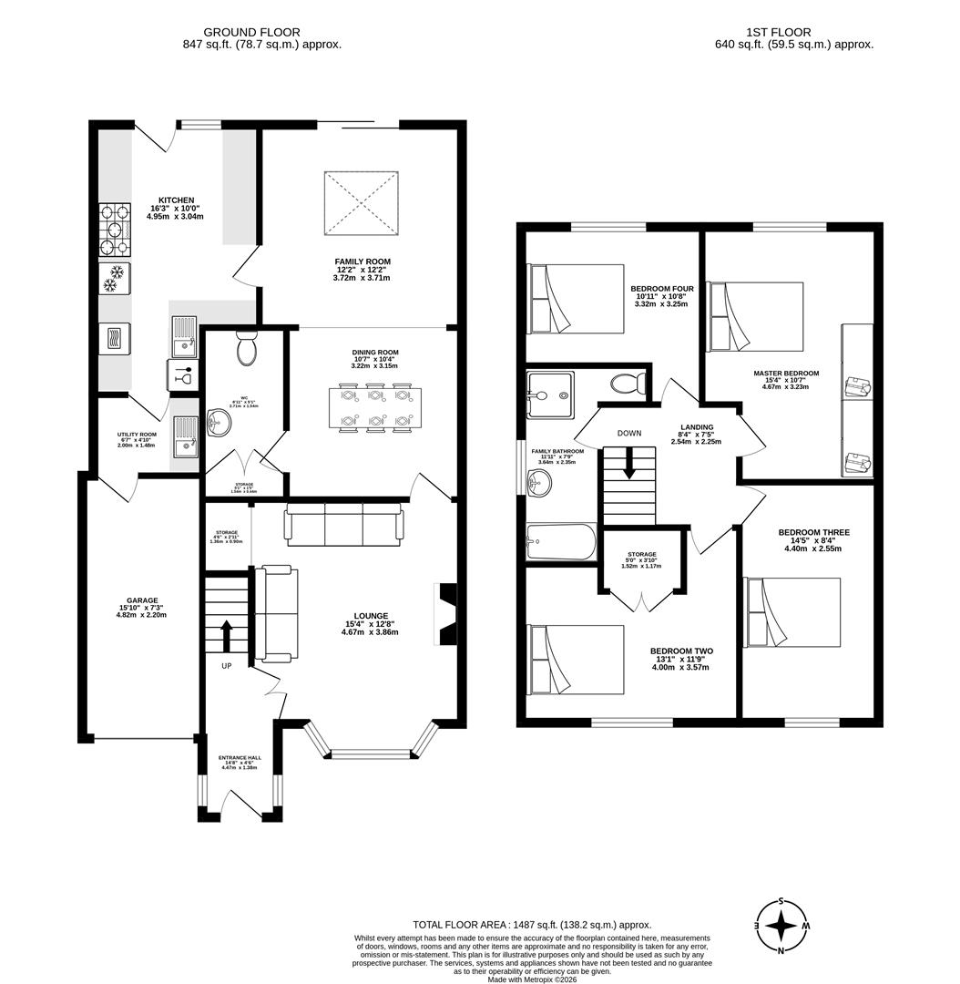 131, Bredon Avenue, Chorley floorplan