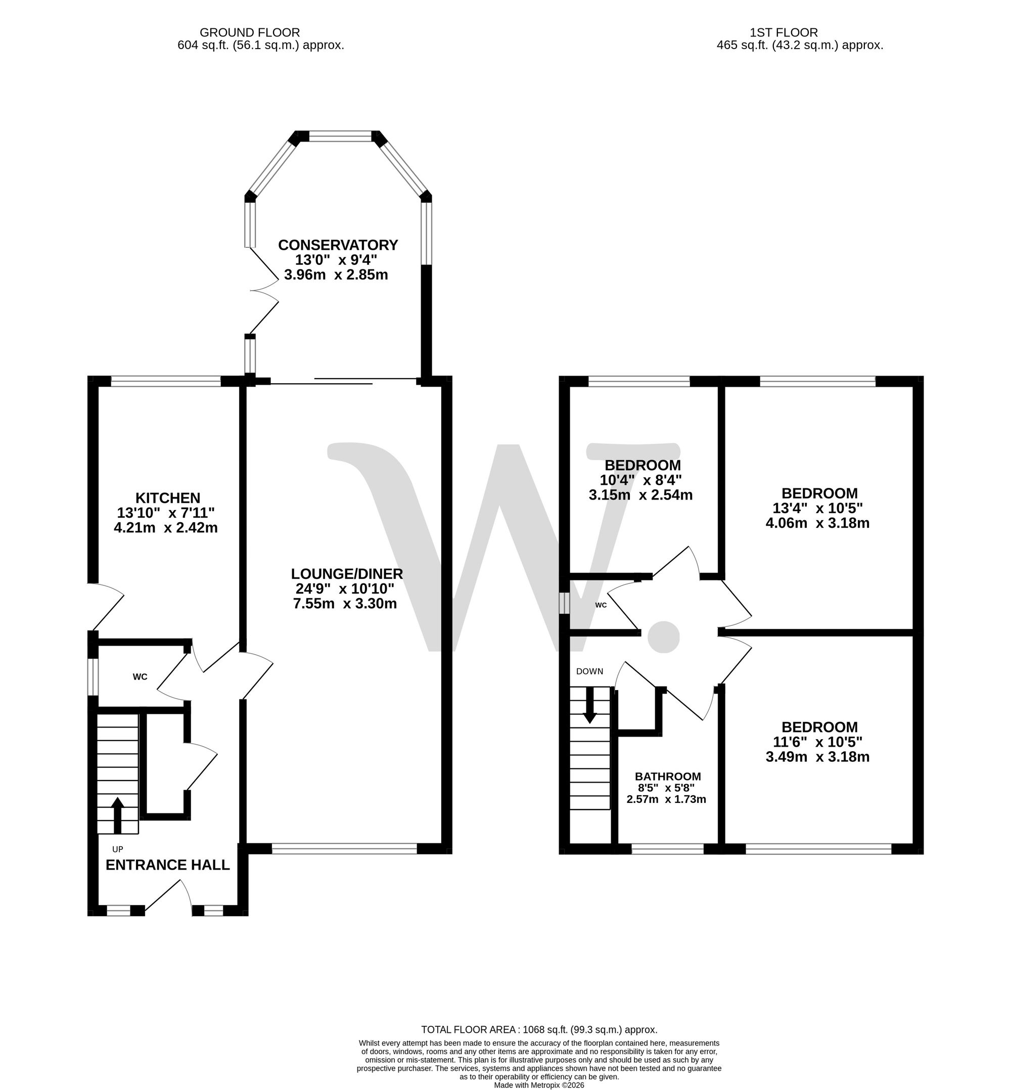 10 Prince Andrews Close, Norwich floorplan