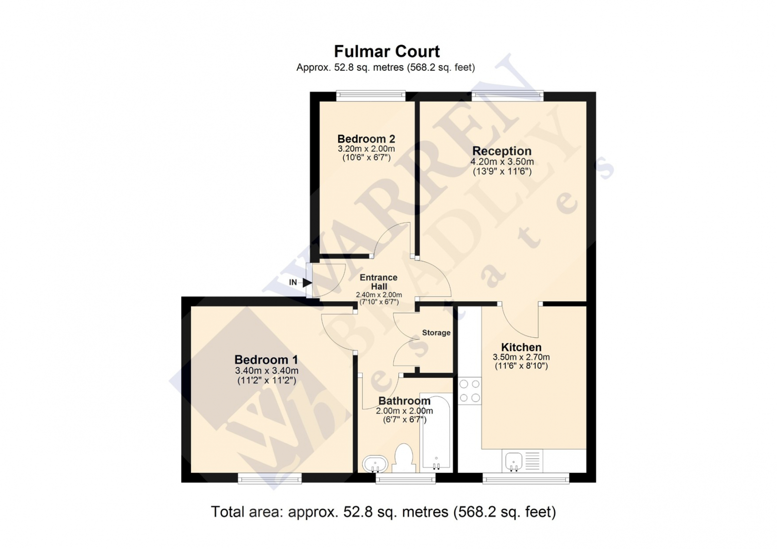 4 Fulmar Court, 12 Falcon Way, London floorplan
