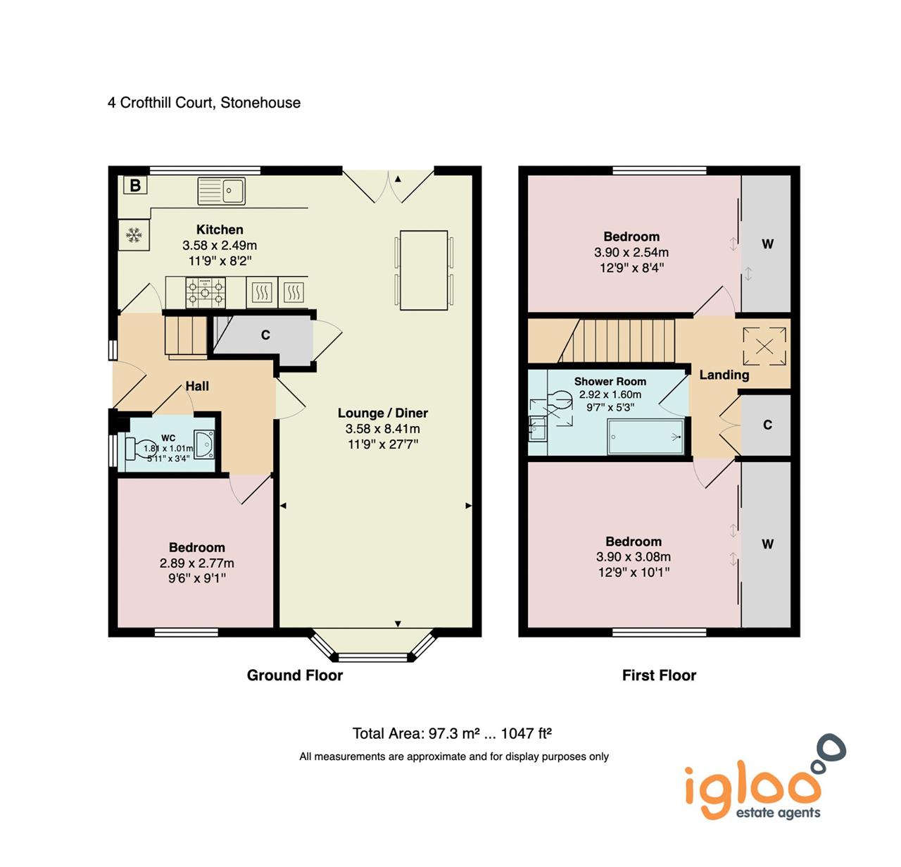 4, Crofthill Court, Stonehouse floorplan