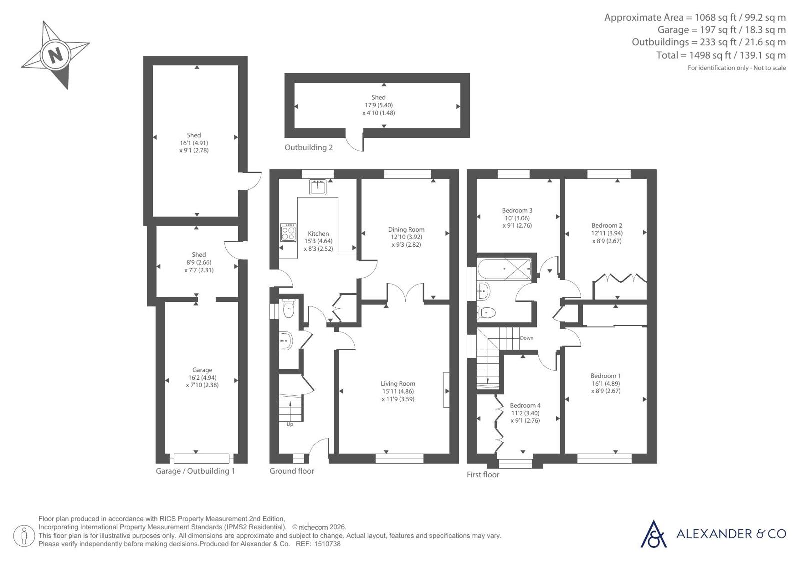 39, Cartwright Crescent, Northamptonshire floorplan