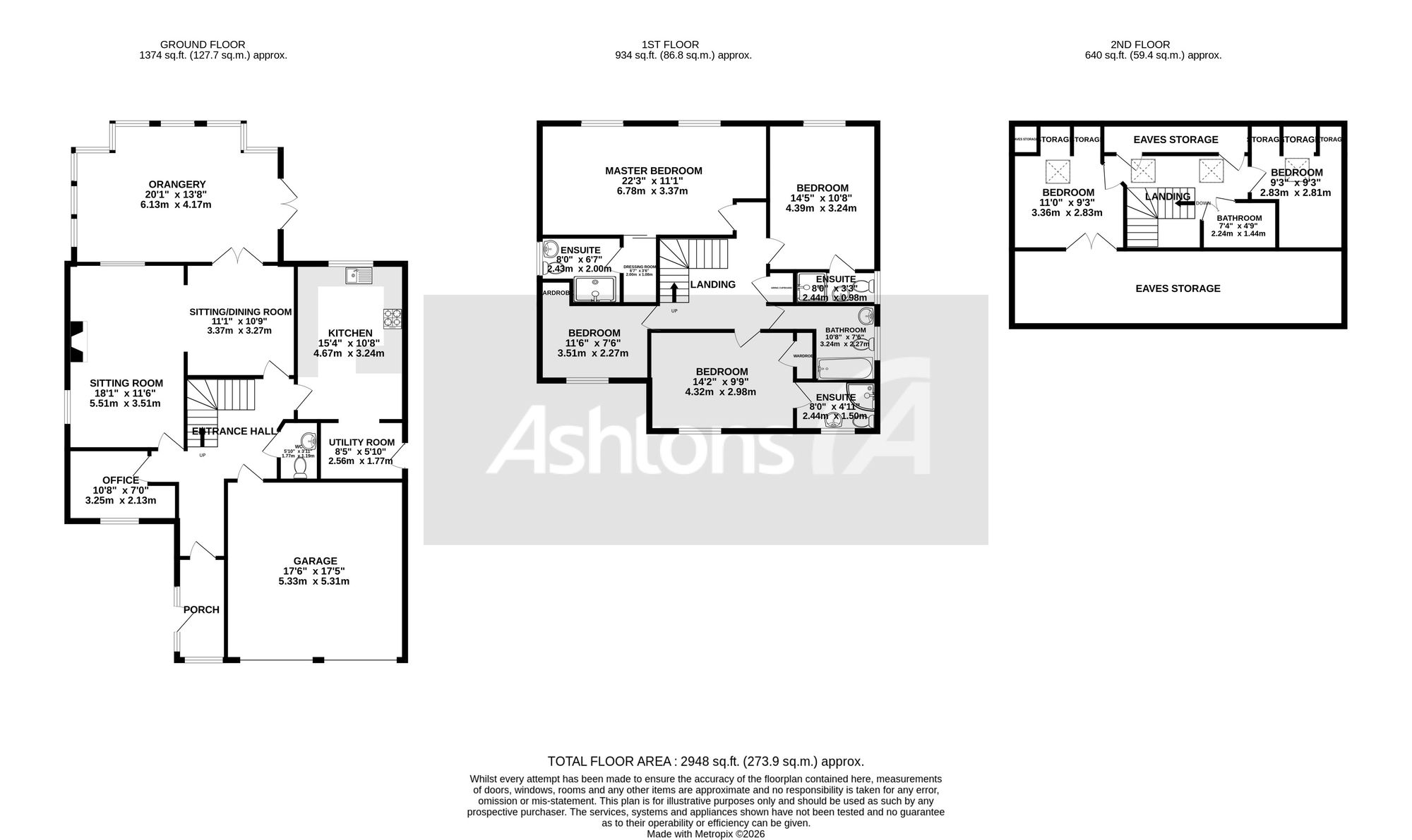 2 The Priory, Prescot floorplan