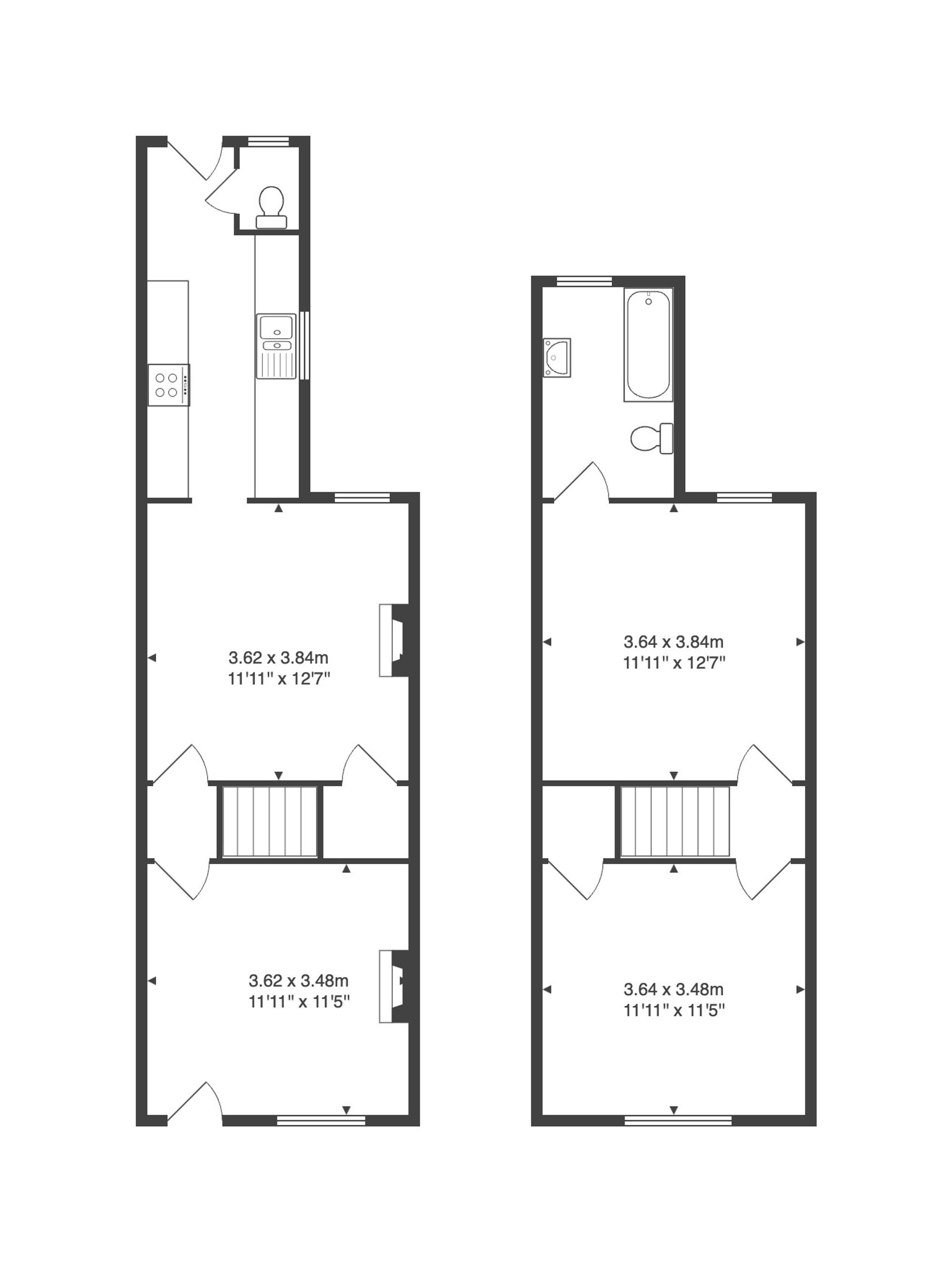 51 Co-Operative Street, Nottingham floorplan