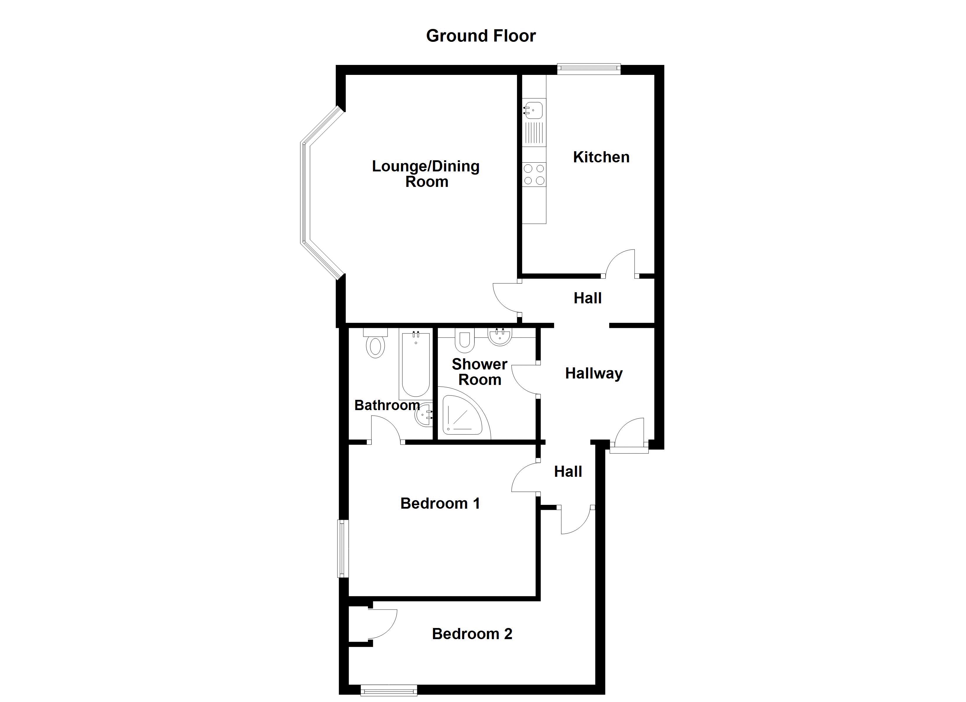 2 Bedrooms Flat to rent in Park Crescent, Southport PR9