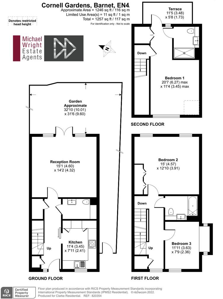10, Cornell Gardens, Cockfosters floorplan