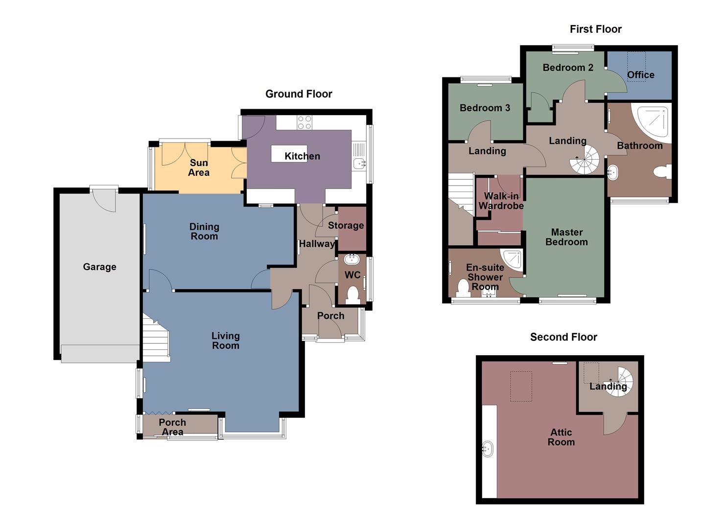 36, Gelli Aur, Swansea floorplan