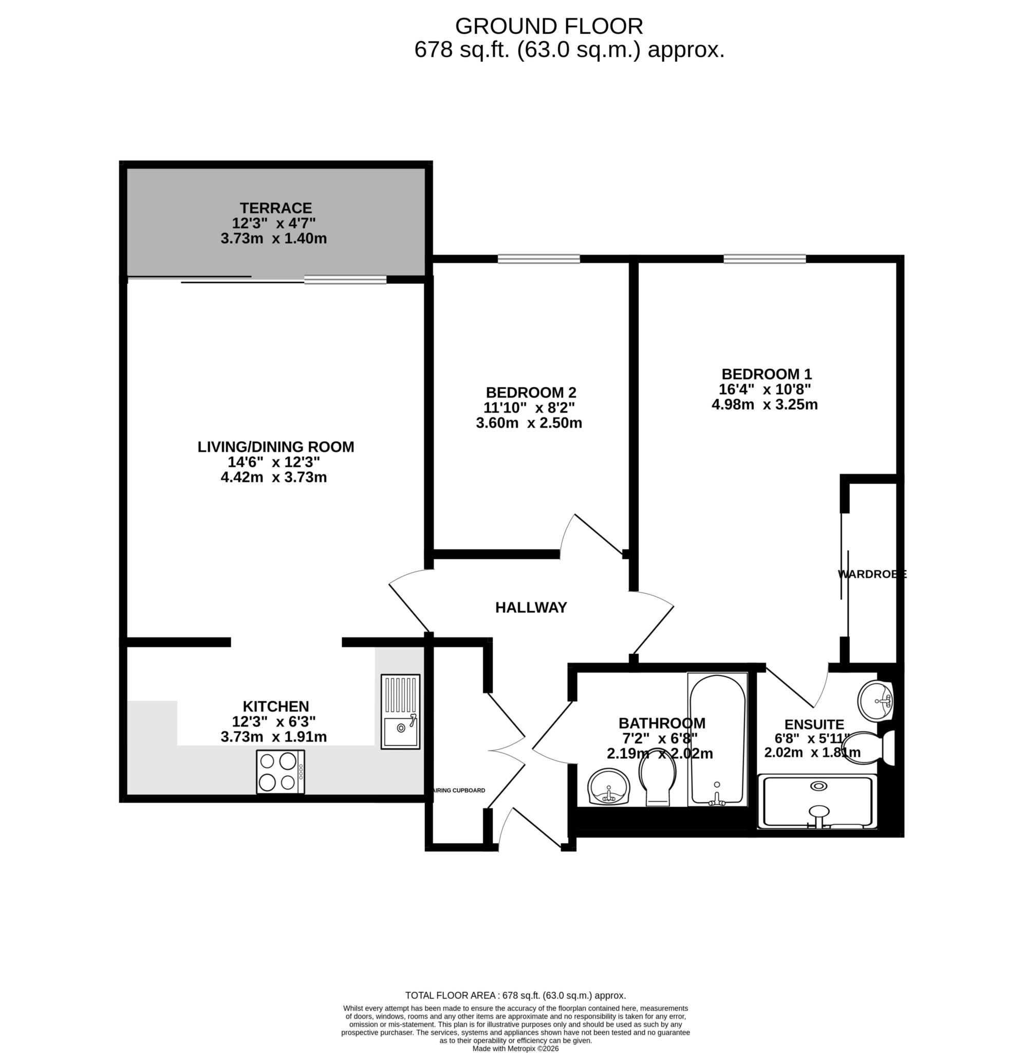 104, Anchor Street, Ipswich floorplan
