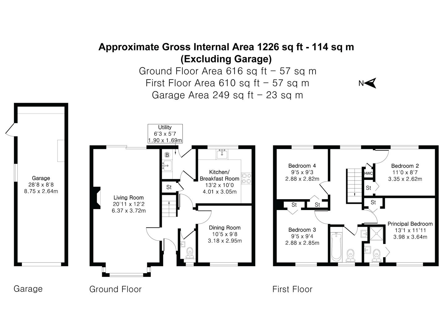 Hopkins Close, Cambridge floorplan