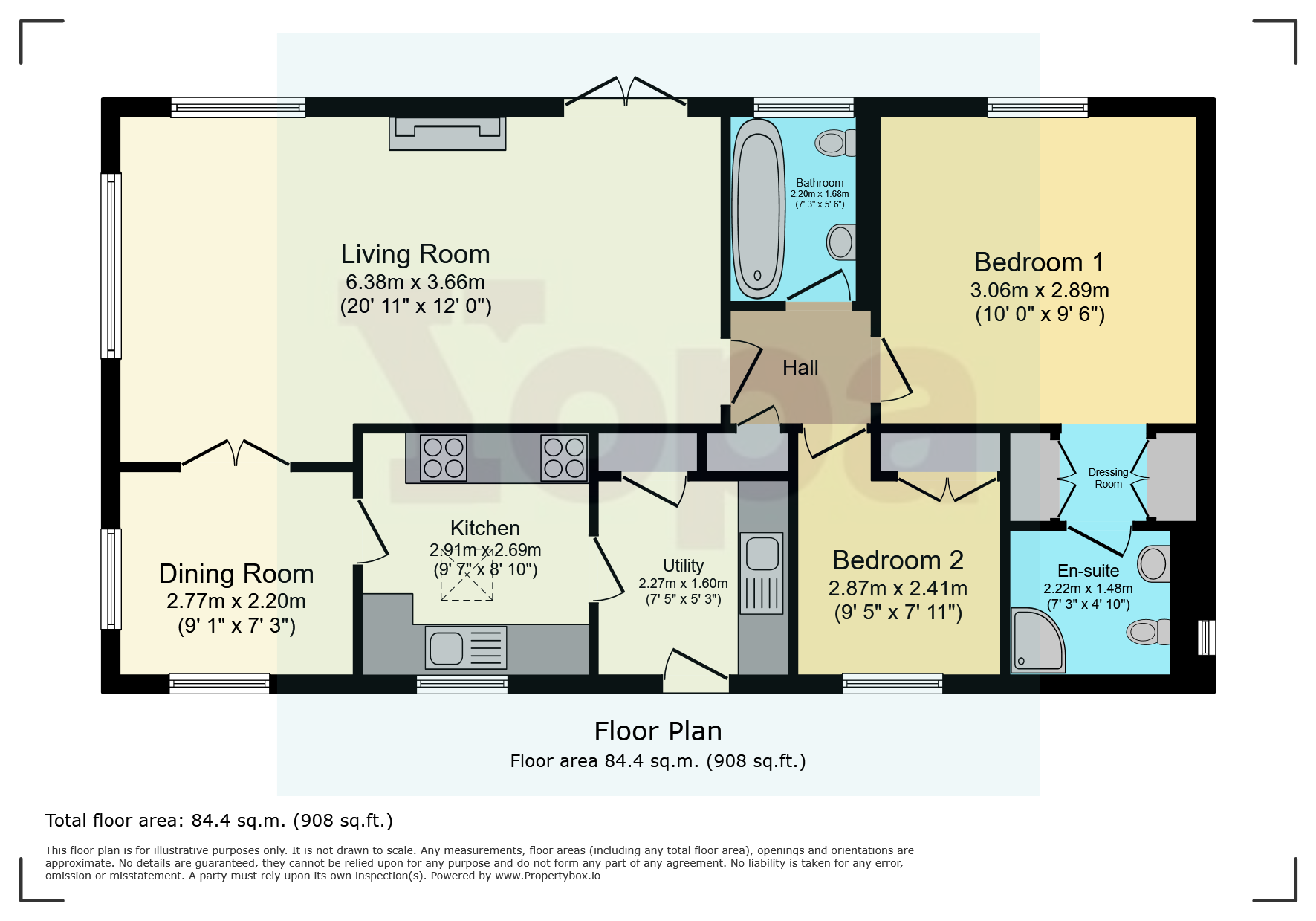 44 Warren Park, Warrant Road, Market Drayton floorplan