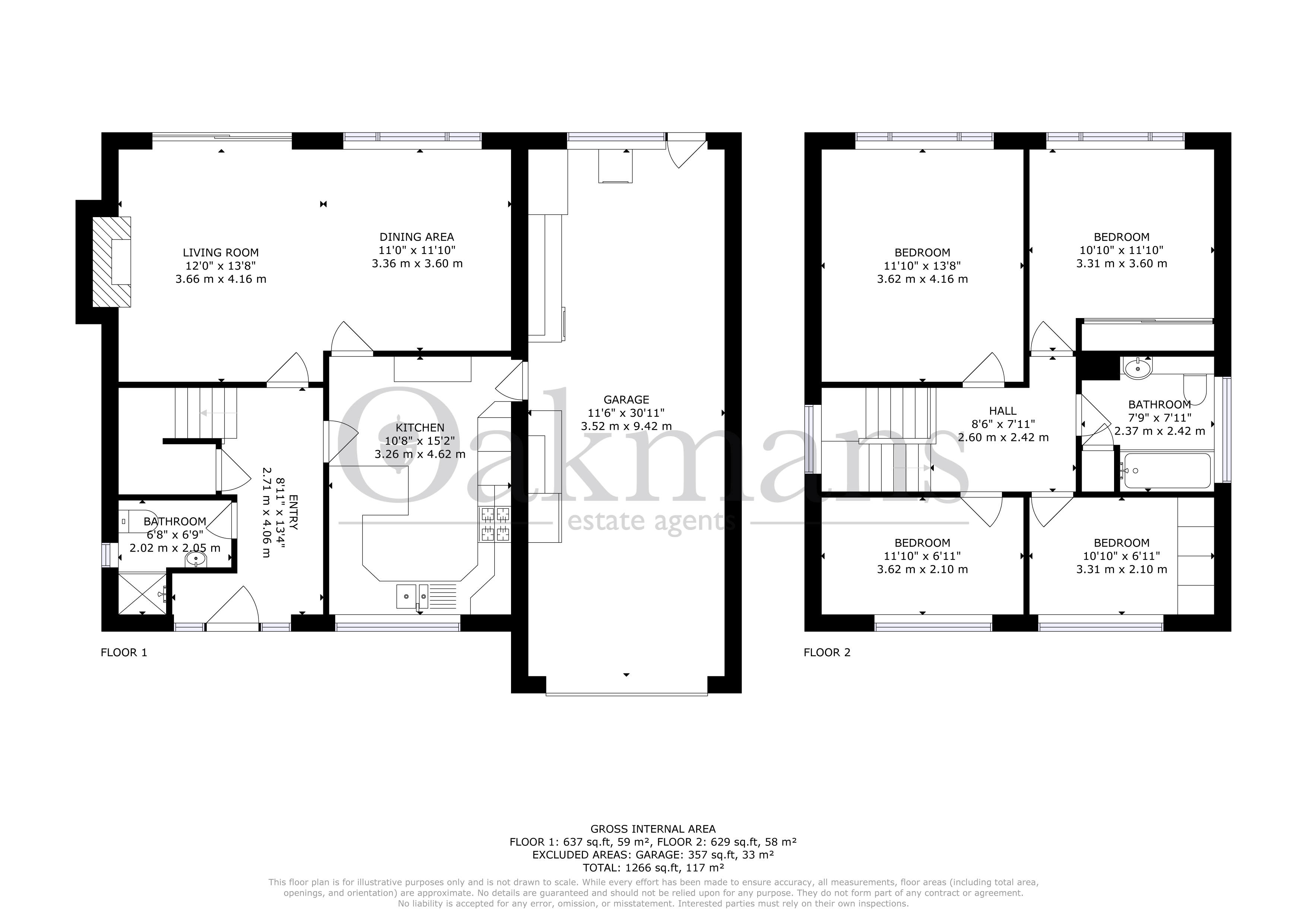 74, The Holloway, Worcestershire floorplan