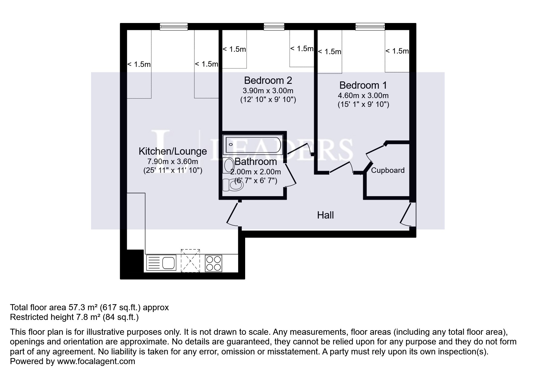 Baffins Court, St. Pirans Avenue floorplan