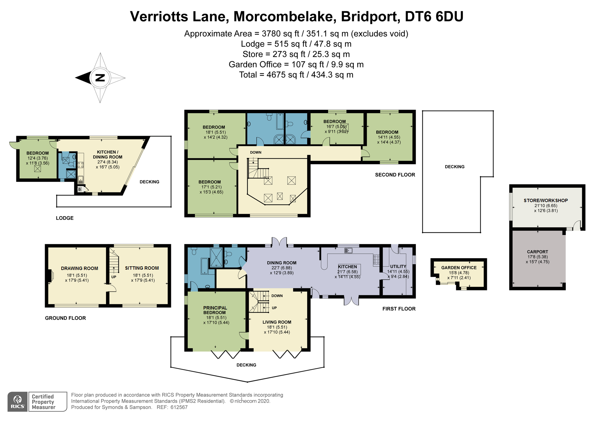 Verriotts Lane, Bridport DT6, 5 bedroom detached house
