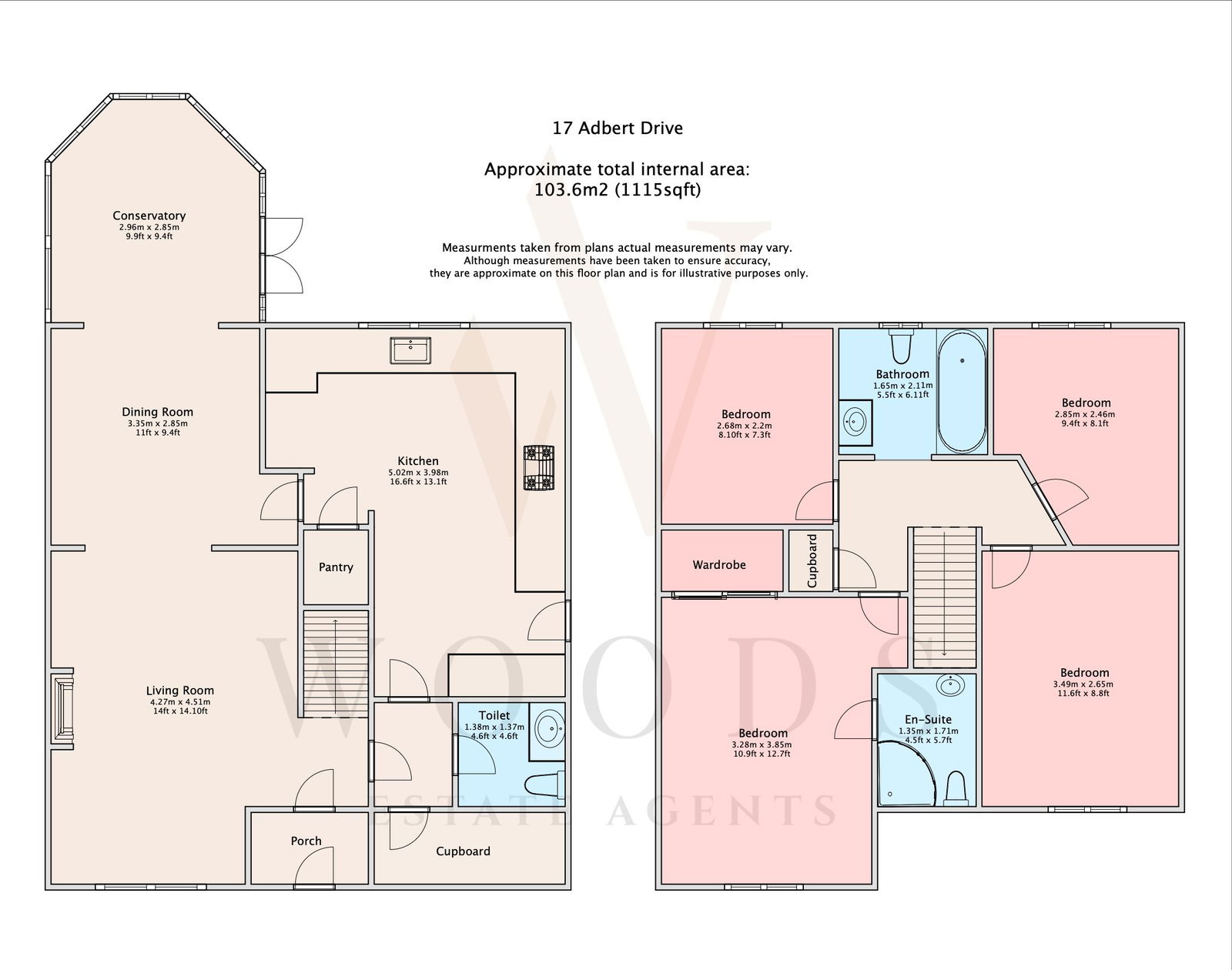 17, Adbert Drive, Maidstone floorplan
