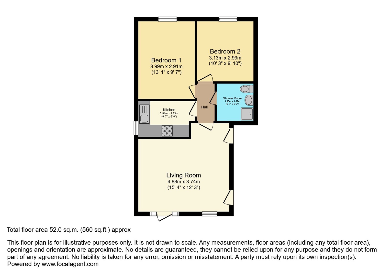 10, Chapel Lodge, Rainham floorplan