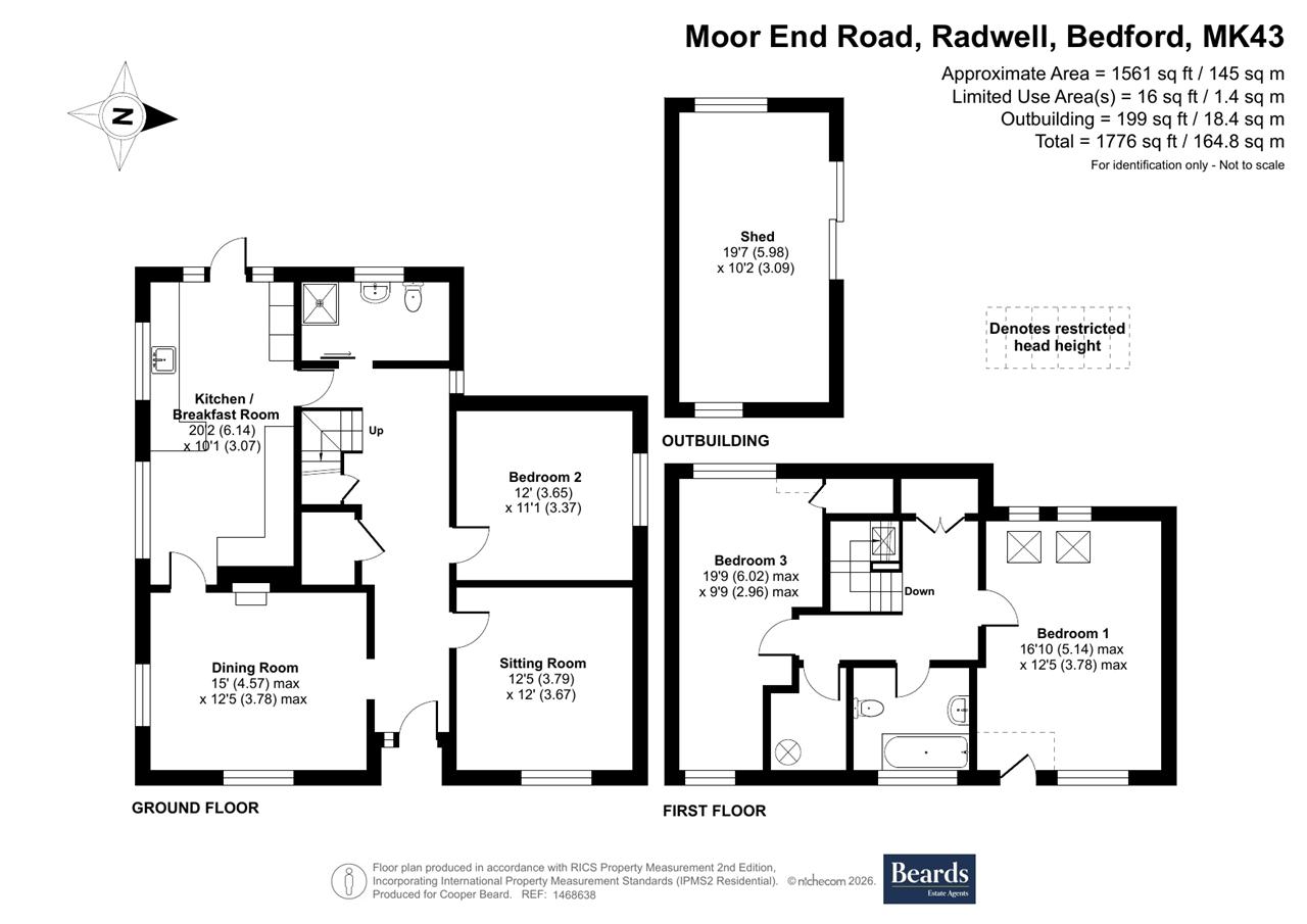 Heathermere, Moor End Road, Radwell floorplan