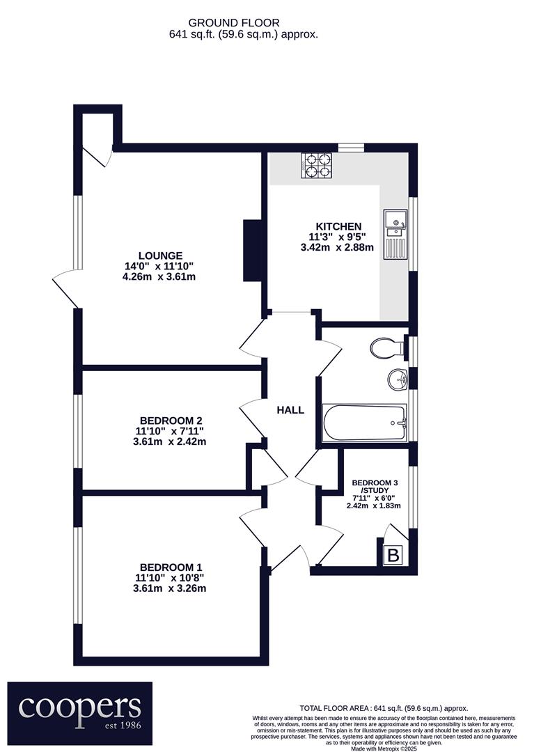 2, Garden Close, Ruislip floorplan